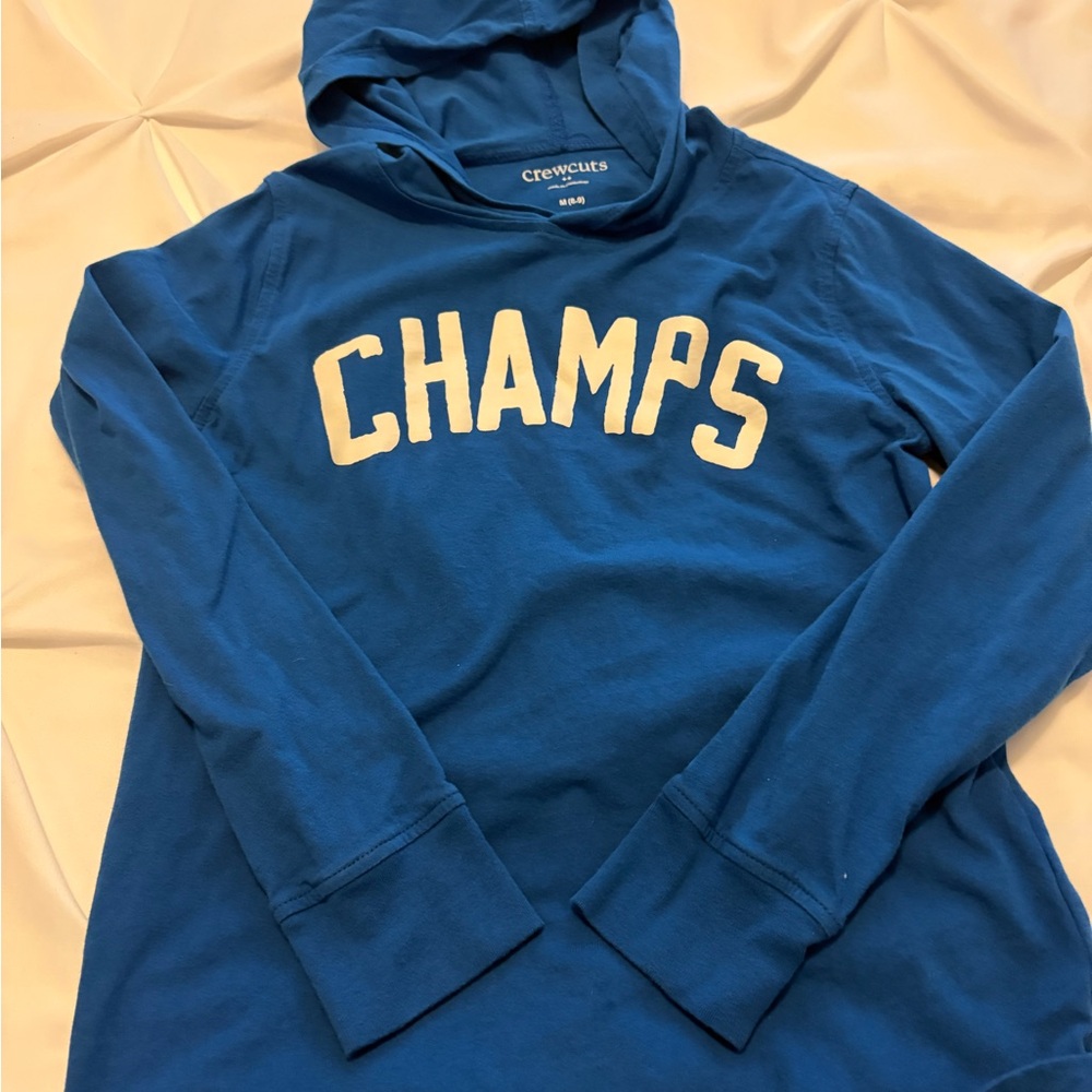 Crewcuts Vibrant Blue Hoodie